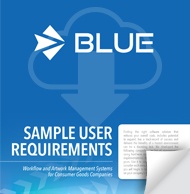 Consumer Goods Sample User Requirements